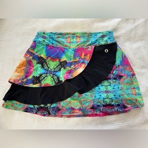 Dona Jo- super colorful abstract pickleball/tennis/ golf skirt